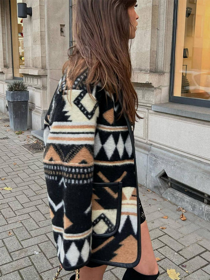 Damen Herbstjacke mit Print – Amaris