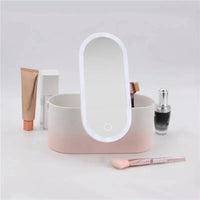 Make-up Reisekoffer | Spiegel | LED Beleuchtung | Verstellbare Fächer-Luzern Mode