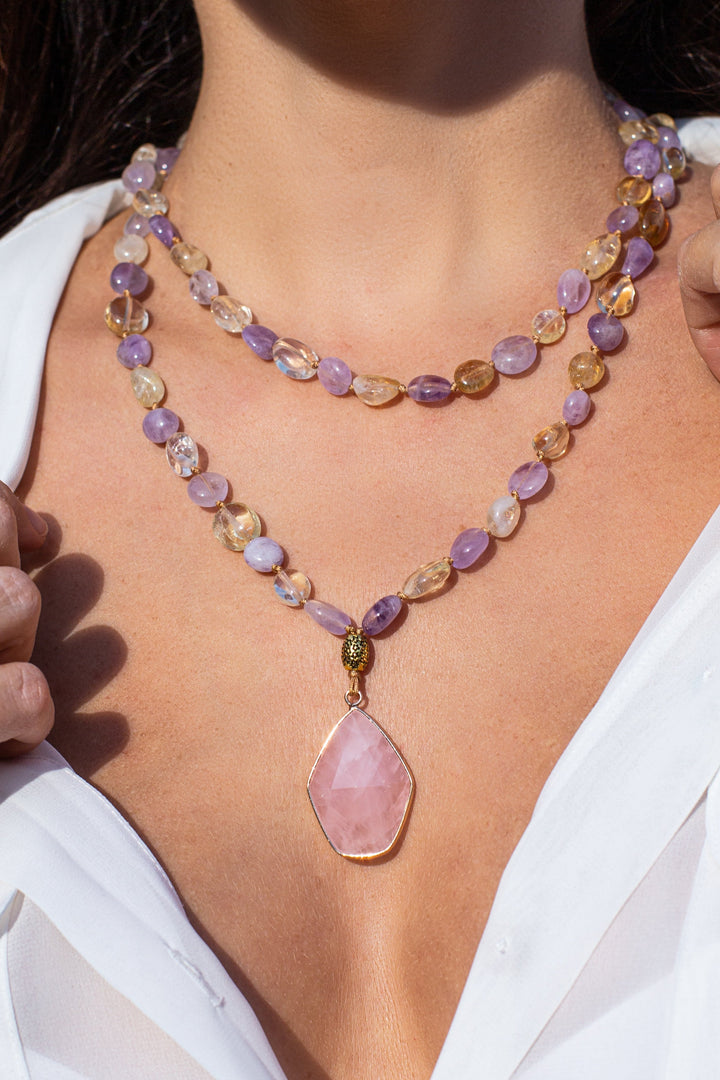Mala Kette | Beruhigend, Lindernd, Bezaubernd, Edelsteine, Natürlich-Luzern Mode