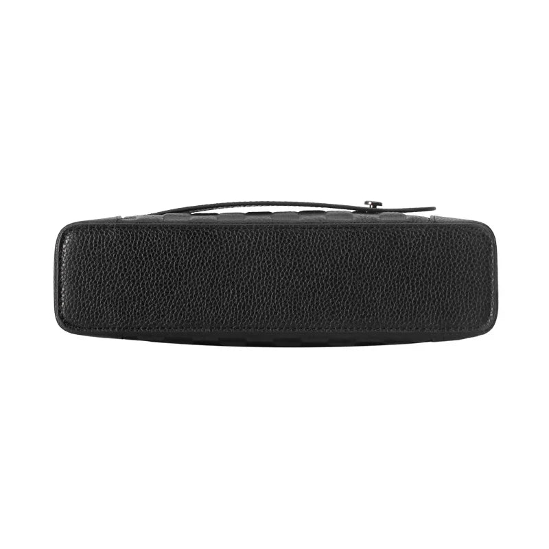 Herren Lederhandtasche mit Fingerabdruckschloss – Diebstahlsichere Clutch & Geldbörse