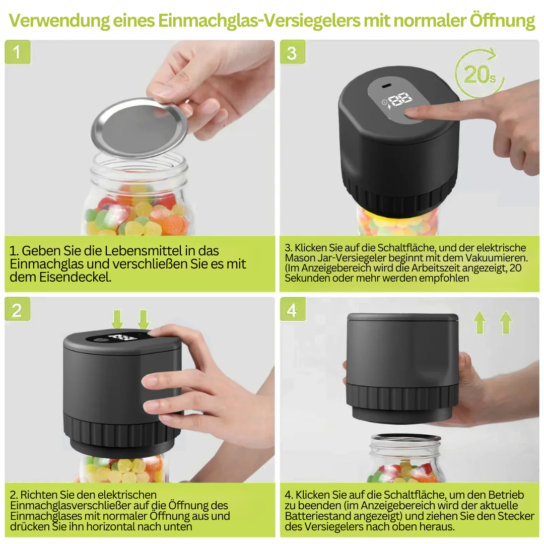 Vakuumierer | Mason Vielseitig Elektrisch Kompakt Leistungsstark Langlebig-Luzern Mode