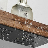 Badregal | Holz | Massiv | Ohne Bohren | Rechteckig | Stabil-Luzern Mode