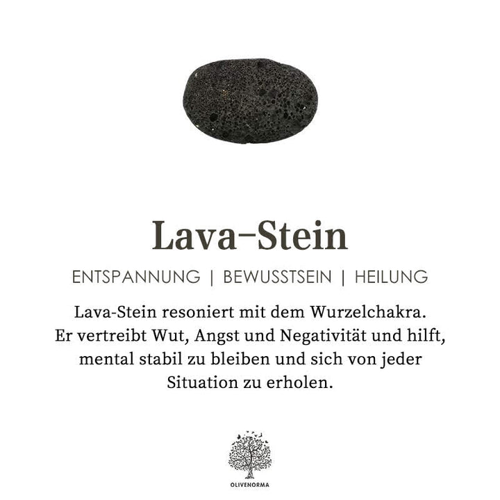 Lavastein-Armband | Mattschwarz | Onyx | Balance | Markant | Stilvoll-Luzern Mode