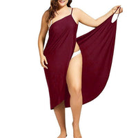 Maxi Wickelkleid für Strand und Schwimmbad – Soleil