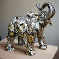 Tierskulptur | Steampunk Mechanisch Stilvoll Einzigartig Langlebig Auffällig-Elefant-Luzern Mode