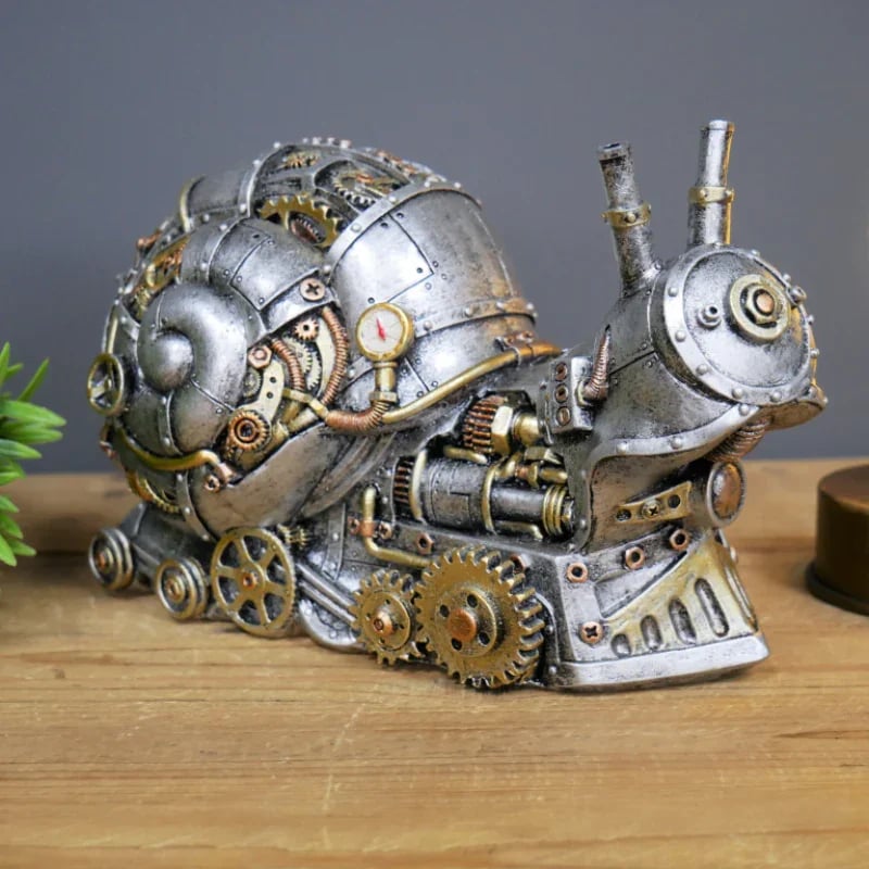 Tierskulptur | Steampunk Mechanisch Stilvoll Einzigartig Langlebig Auffällig-Schnecke-Luzern Mode