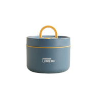 Lunchbox | Isoliertes Set Groß Klein Langlebig Vielseitig Auslaufsicher-Blau-Groß-Luzern Mode