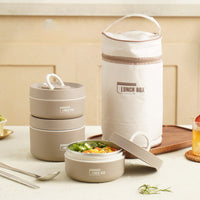 Lunchbox | Isoliertes Set Groß Klein Langlebig Vielseitig Auslaufsicher-Luzern Mode
