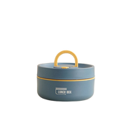 Lunchbox | Isoliertes Set Groß Klein Langlebig Vielseitig Auslaufsicher-Blau-Klein-Luzern Mode