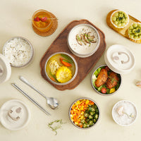 Lunchbox | Isoliertes Set Groß Klein Langlebig Vielseitig Auslaufsicher-Luzern Mode