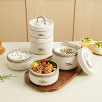 Lunchbox | Isoliertes Set Groß Klein Langlebig Vielseitig Auslaufsicher-Luzern Mode