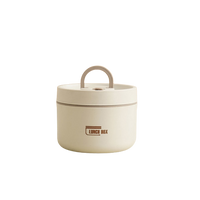 Lunchbox | Isoliertes Set Groß Klein Langlebig Vielseitig Auslaufsicher-Weiß-Groß-Luzern Mode