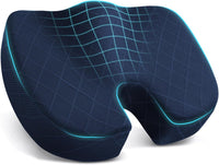 Sitzkissen | Memory Foam Bequem Langlebig Vielseitig Ergonomisch-L-Blau-Luzern Mode