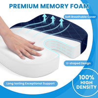 Sitzkissen | Memory Foam Bequem Langlebig Vielseitig Ergonomisch-Luzern Mode