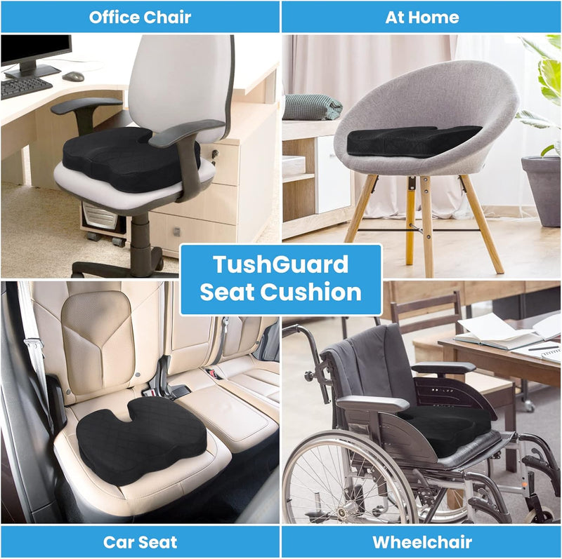 Sitzkissen | Memory Foam Bequem Langlebig Vielseitig Ergonomisch-Luzern Mode