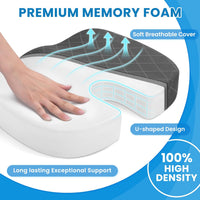 Sitzkissen | Memory Foam Bequem Langlebig Vielseitig Ergonomisch-Luzern Mode