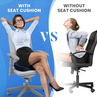 Sitzkissen | Memory Foam Bequem Langlebig Vielseitig Ergonomisch-Luzern Mode