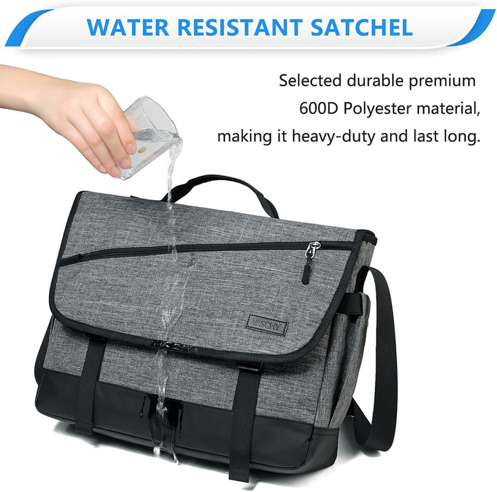 Wasserabweisende Laptop-Umhängetasche mit verstellbarem Gurt – WorkMate Serie