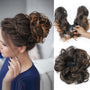 Messy Bun Clip-in | Seitenclip | Schnell | Synthetisch | Hitzebeständig-Braun Mix-Luzern Mode