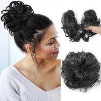 Messy Bun Clip-in | Seitenclip | Schnell | Synthetisch | Hitzebeständig-Luzern Mode