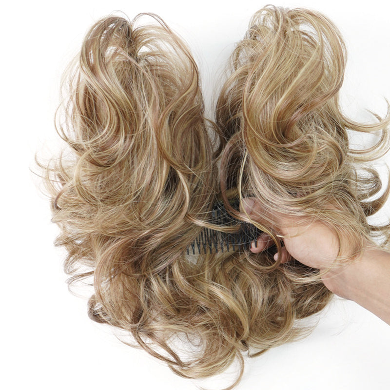 Messy Bun Clip-in | Seitenclip | Schnell | Synthetisch | Hitzebeständig-Luzern Mode