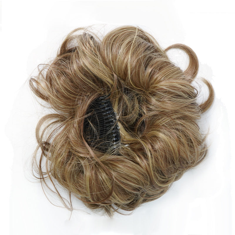 Messy Bun Clip-in | Seitenclip | Schnell | Synthetisch | Hitzebeständig-Luzern Mode