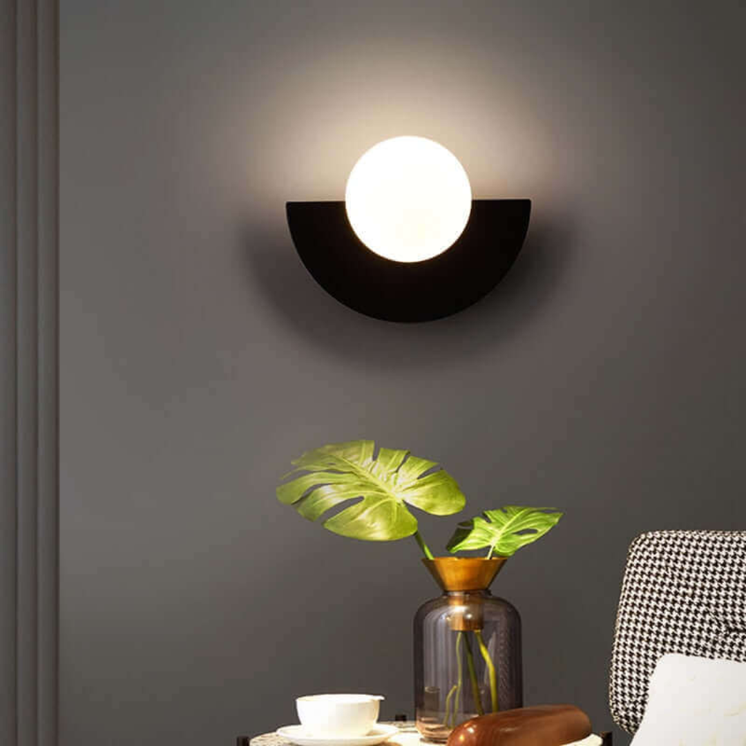 Wandlampe | Halbmond Nachhaltig Stilvoll Einzigartig LED Vielseitig Einfach-Luzern Mode
