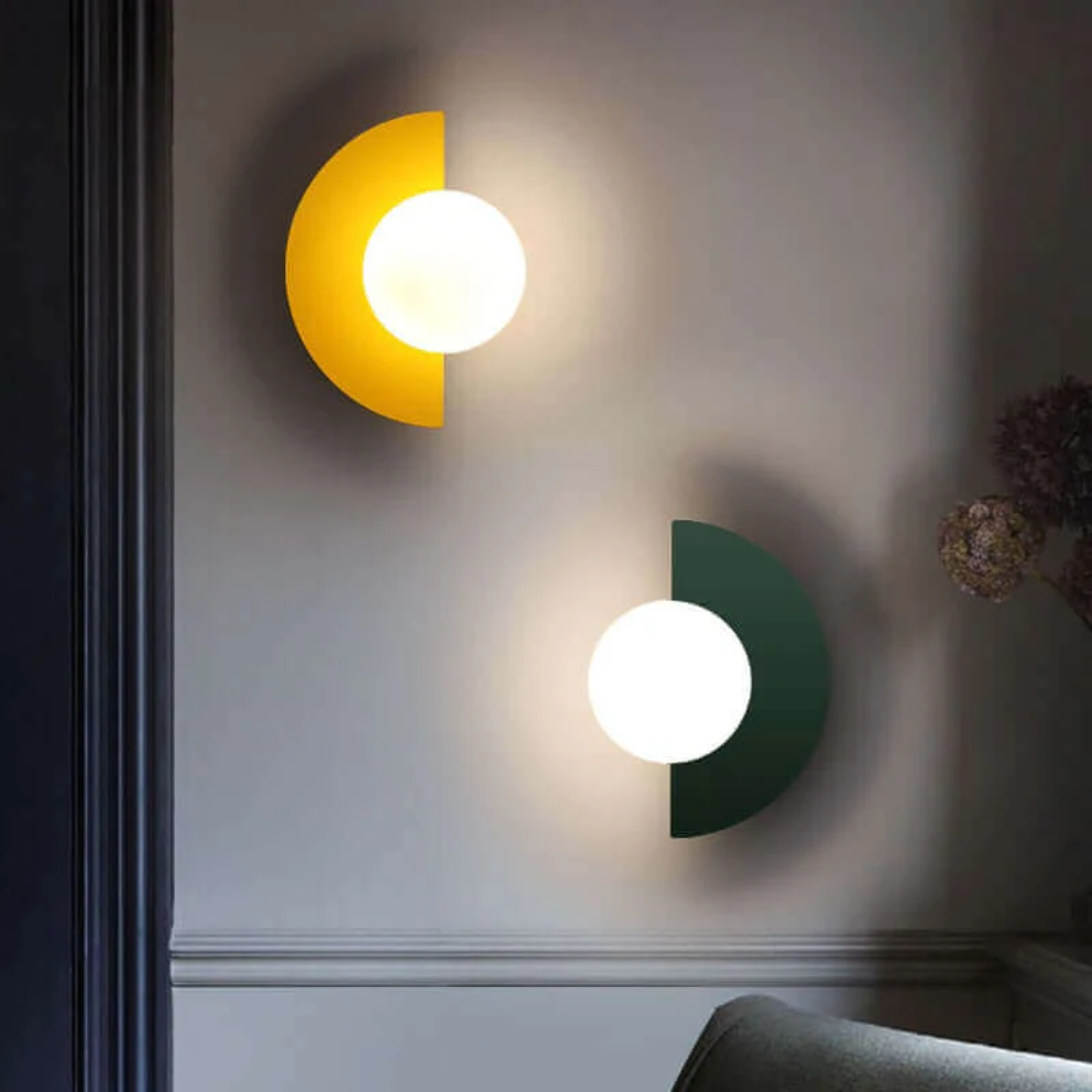 Wandlampe | Halbmond Nachhaltig Stilvoll Einzigartig LED Vielseitig Einfach-Luzern Mode