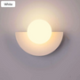 Wandlampe | Halbmond Nachhaltig Stilvoll Einzigartig LED Vielseitig Einfach-Weiß-20 x 15 cm-Warmweiß (2700–3500 K)-Luzern Mode