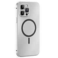 iPhone Schutzhülle | Magnetisch Langlebig Robust Sicher Modern Trendy-Silber-iPhone 15 Pro Max-Luzern Mode