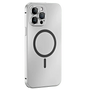 iPhone Schutzhülle | Magnetisch Langlebig Robust Sicher Modern Trendy-Silber-iPhone 15 Pro Max-Luzern Mode