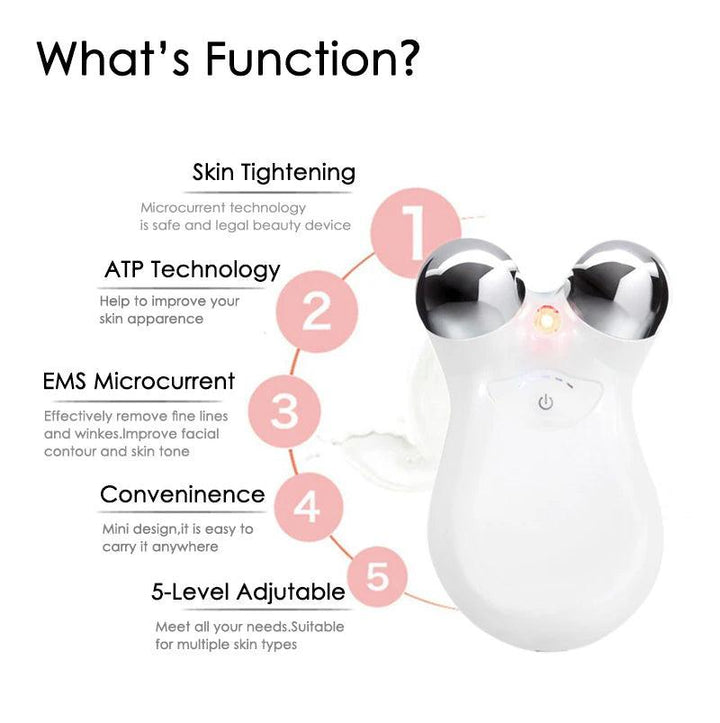 Gesichtsmassager | Mikrostrom | Effektiv | Einstellbar | Vielseitig | Kompakt-Luzern Mode