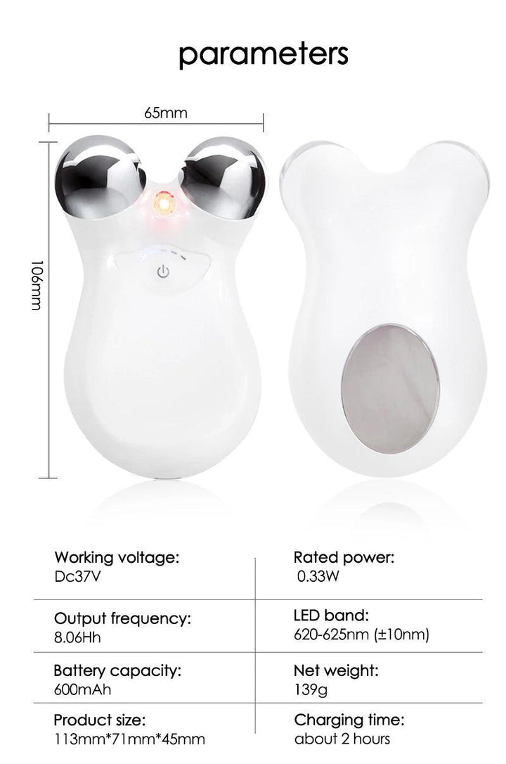 Gesichtsmassager | Mikrostrom | Effektiv | Einstellbar | Vielseitig | Kompakt-Luzern Mode