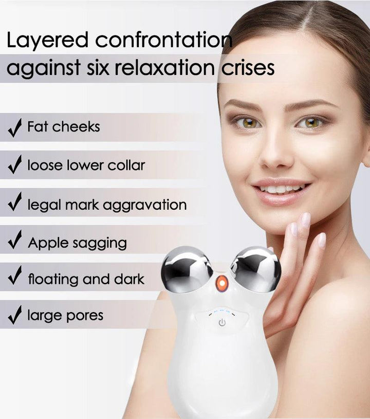 Gesichtsmassager | Mikrostrom | Effektiv | Einstellbar | Vielseitig | Kompakt-Luzern Mode