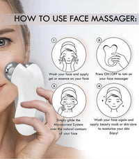 Gesichtsmassager | Mikrostrom | Effektiv | Einstellbar | Vielseitig | Kompakt-Luzern Mode