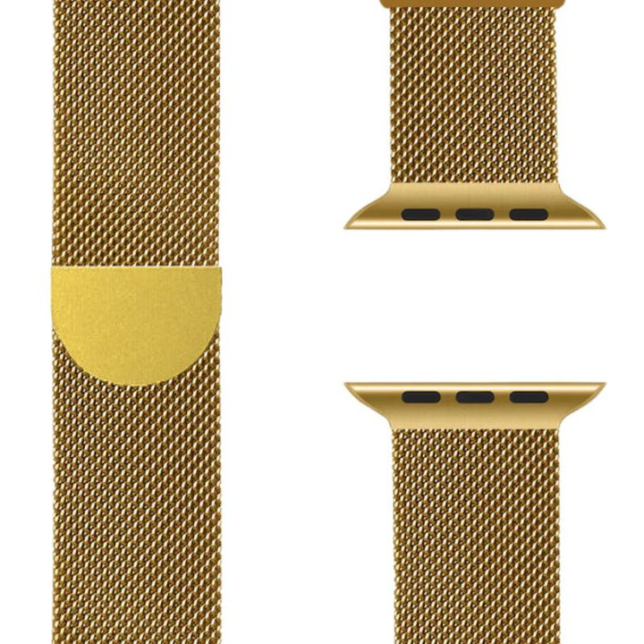 Apple Watch Armband | Edelstahl | Einstellbar | Universell-38mm | 40mm | 41mm | 42mm-Goud-Luzern Mode