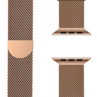 Apple Watch Armband | Edelstahl | Einstellbar | Universell-38mm | 40mm | 41mm | 42mm-Roségold-Luzern Mode