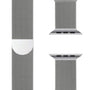 Apple Watch Armband | Edelstahl | Einstellbar | Universell-38mm | 40mm | 41mm | 42mm-Silber-Luzern Mode