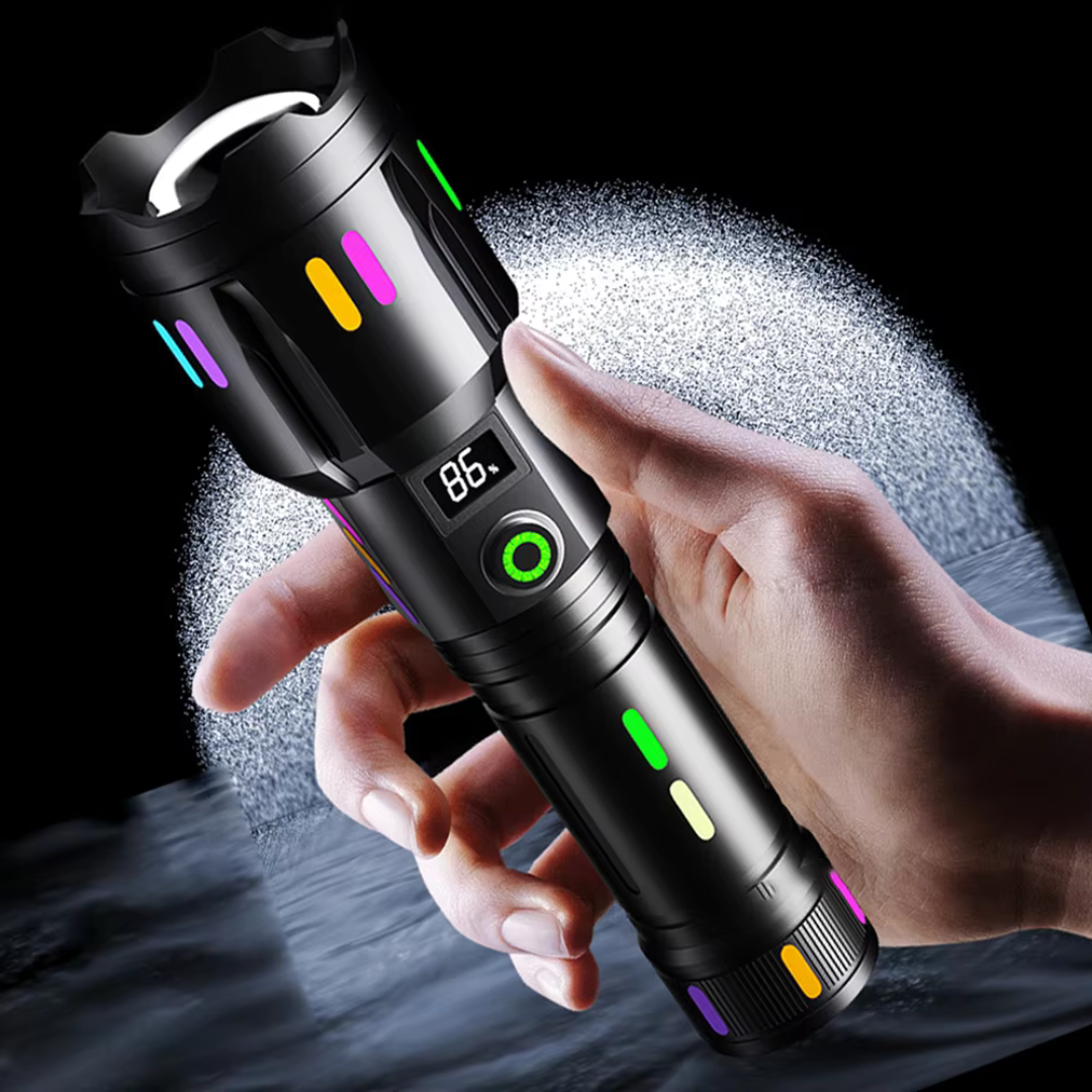 LED-Taschenlampe | Hell Langlebig Wiederaufladbar Robust Kompakt Zuverlässig-Luzern Mode