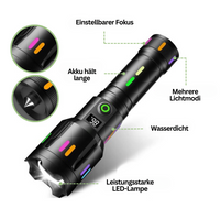 LED-Taschenlampe | Hell Langlebig Wiederaufladbar Robust Kompakt Zuverlässig-Luzern Mode
