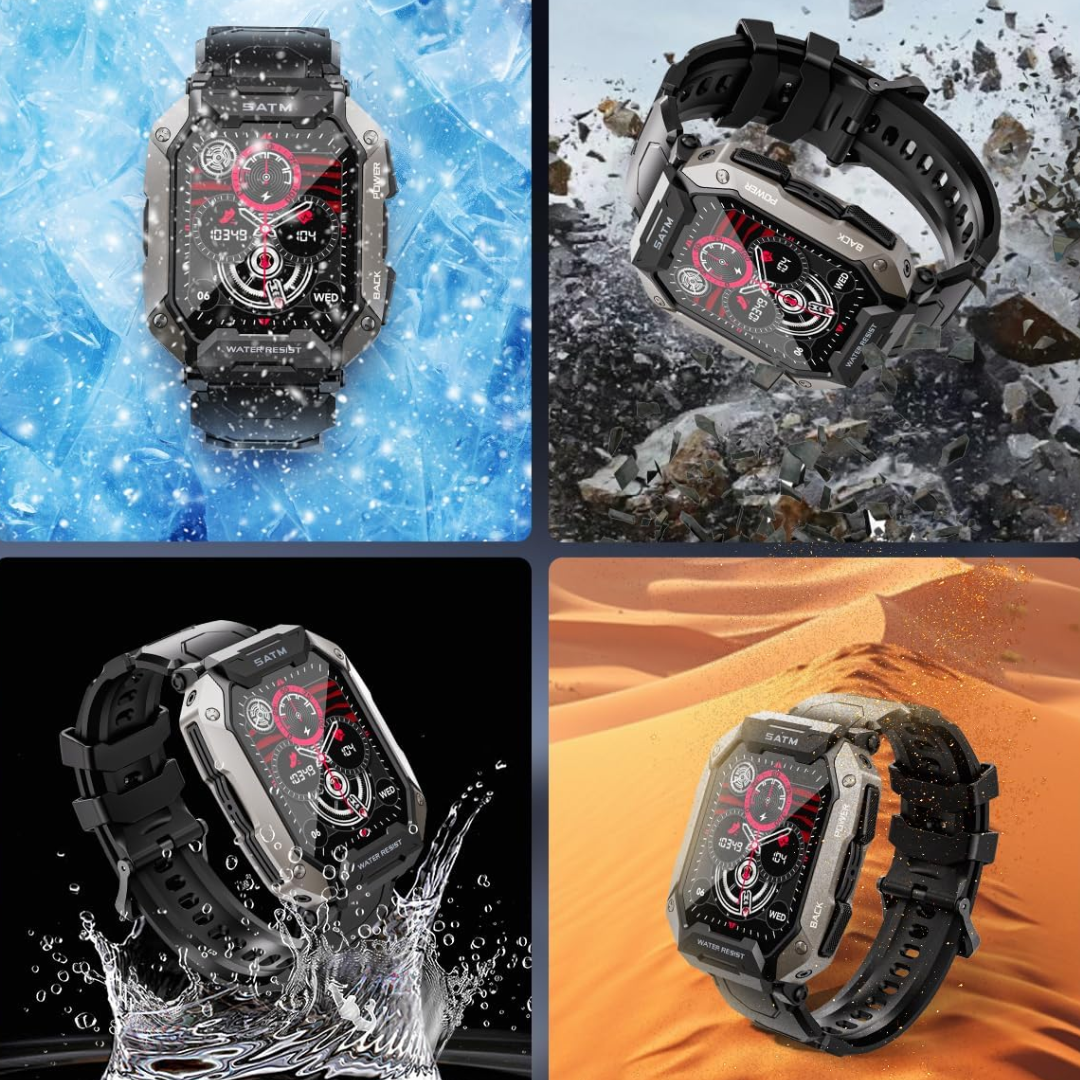 Herren Smartwatch mit Sportmodi und Fitness-Tracking-Luzern Mode