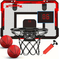 Mini-Basketballset | Indoor-Spielzeug Digitales Scoreboard Interaktiv-Luzern Mode