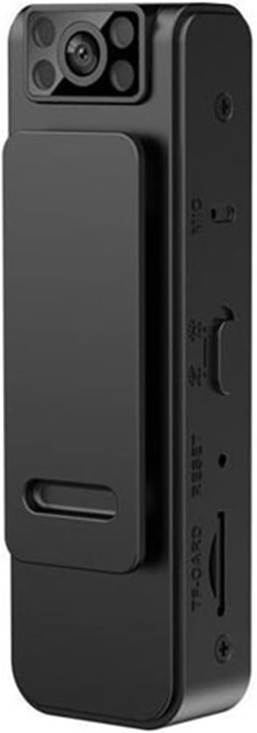 HD Bodycam | Full HD | Speicherkarte | kompakt | leicht | schwarz | 12 MP-Nur Kamera-Luzern Mode