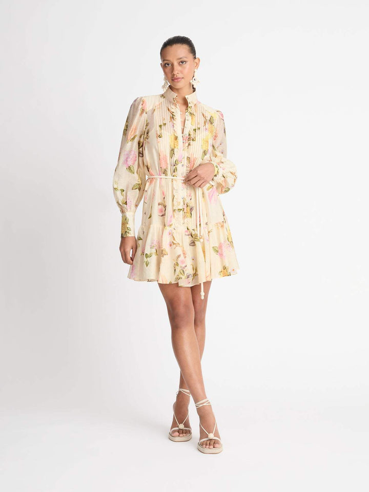 Mini Hemdkleid mit Spitzenrand – Sylvie