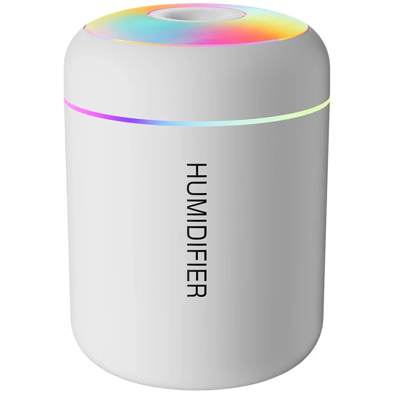 Luftbefeuchter | Kompakt | LED | USB | Vielseitig | Reinigend | Beruhigend-Weiß-Luzern Mode