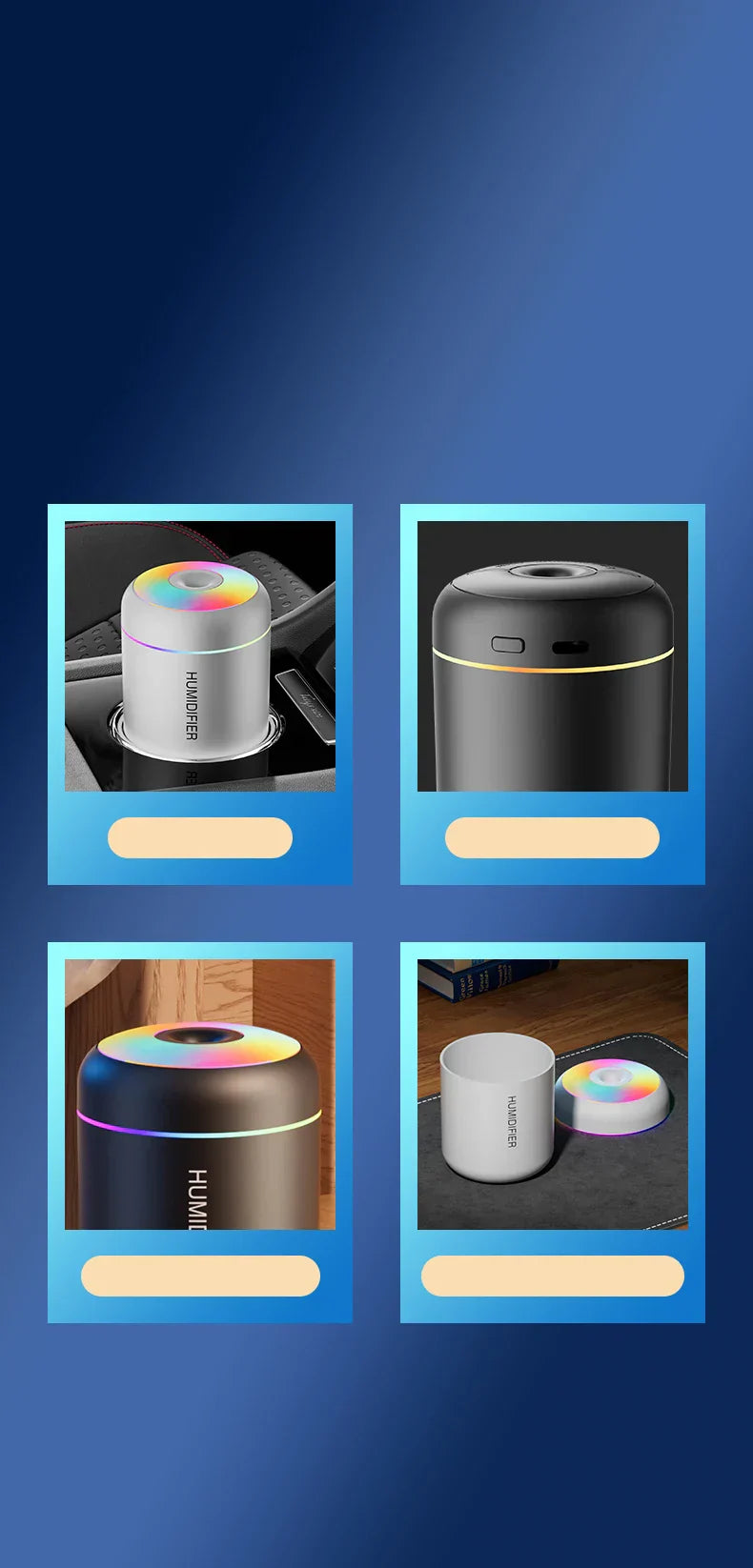 Luftbefeuchter | Kompakt | LED | USB | Vielseitig | Reinigend | Beruhigend-Luzern Mode