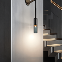 Wandleuchte | Minimalistisch | Rauchglas | Kupfer | Glas | Metall | LED-Luzern Mode