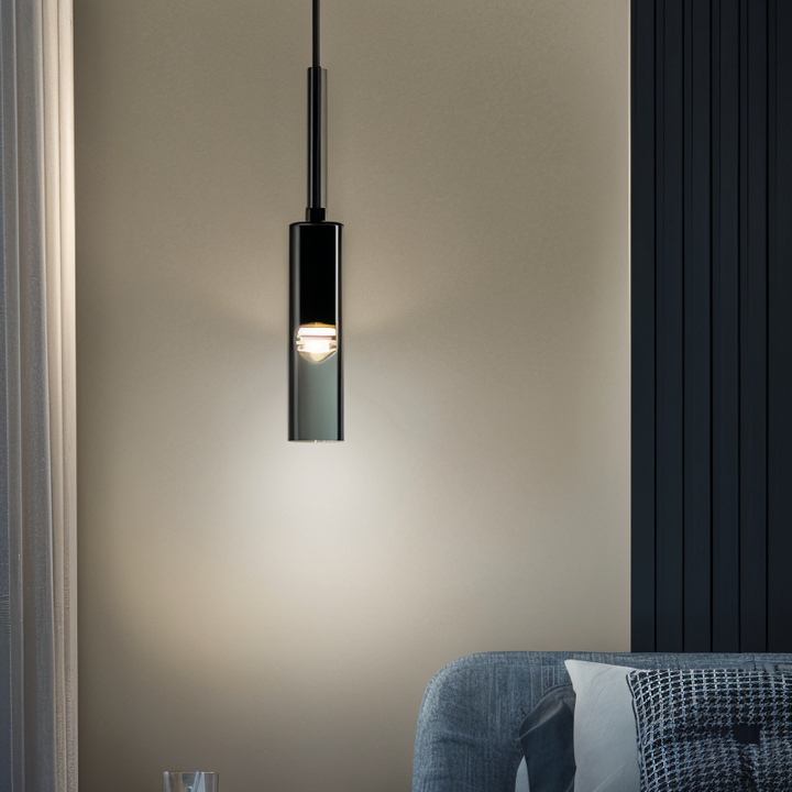 Wandleuchte | Minimalistisch | Rauchglas | Kupfer | Glas | Metall | LED-Luzern Mode