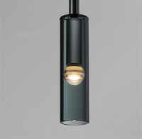 Wandleuchte | Minimalistisch | Rauchglas | Kupfer | Glas | Metall | LED-Luzern Mode