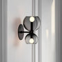 Wandleuchte mit doppeltem LED-Kopf | Modernes Design | Energiesparend-Grau-Luzern Mode